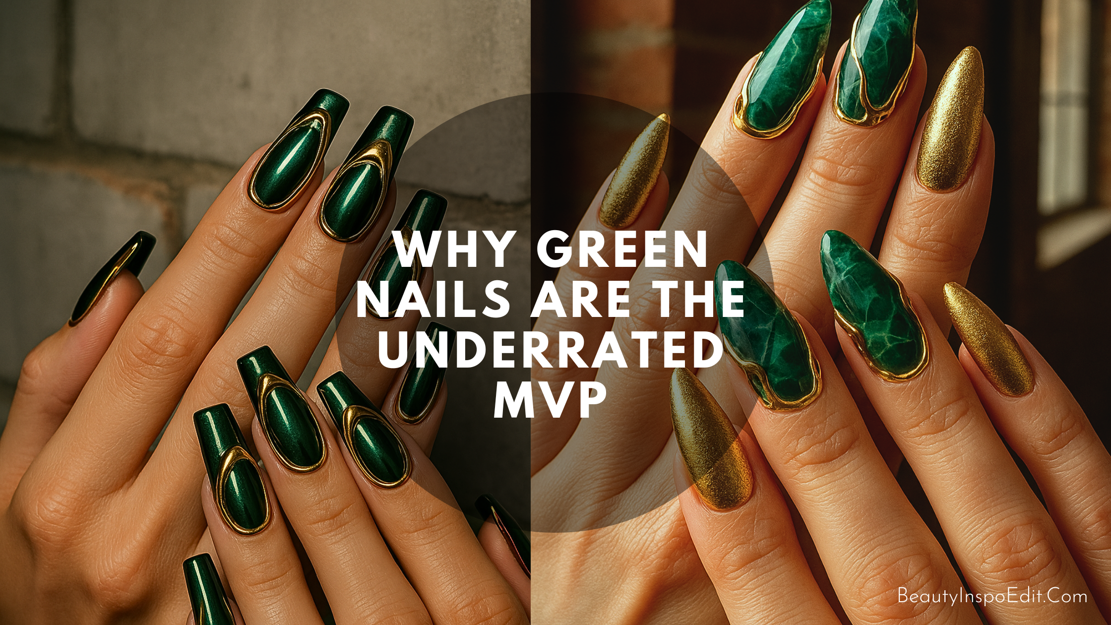 Why Green Nails Are the Underrated MVP of Holiday Glam