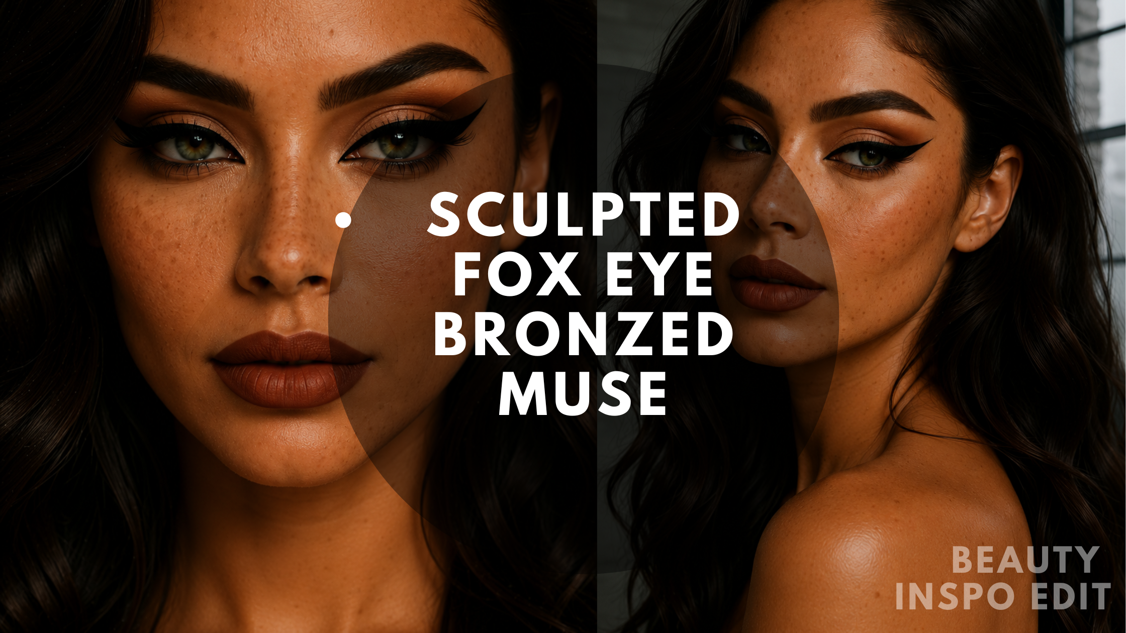 Sculpted Fox Eye Bronzed Muse